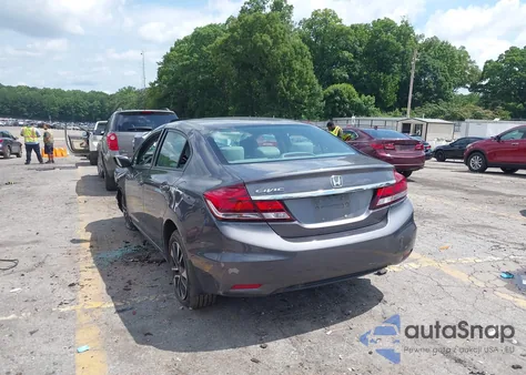 2014 Honda Civic Ex z USA, uszkodzony, nr VIN 19XFB2F87EE005417